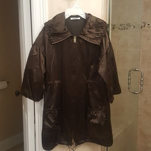 DKNYC Brown 1/2 sleeve JACKET M
